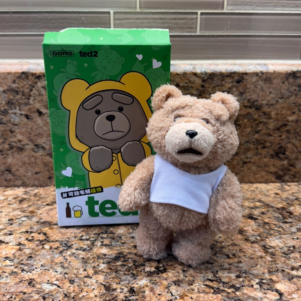 POPMART TED2 Teddy Bear Pendant VEST BEAR